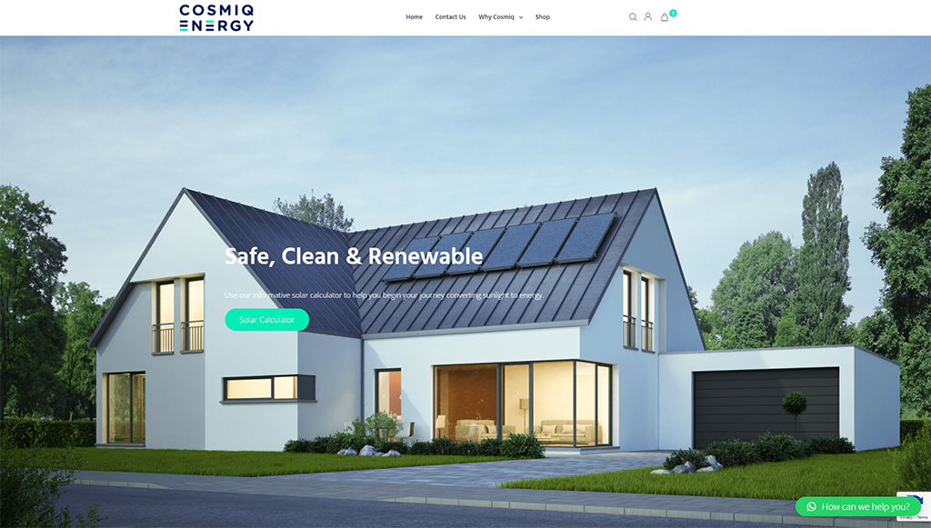 Cosmiq Energy: A Green Energy Company Website Built with the Monstroid2 WordPress Theme