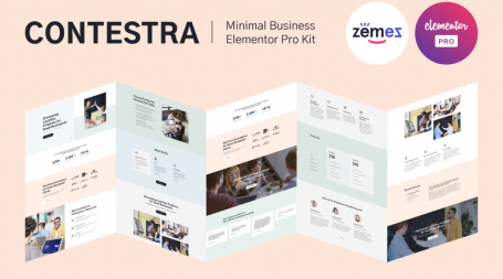 Contestra — Elementor Pro business templates kit