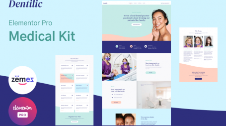 Dentilic — Elementor Pro medical templates kit
